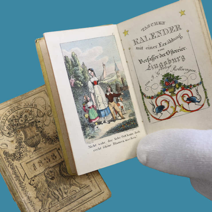 Rollwagen-Kalender der Staats- und Stadtbibliothek Augsburg